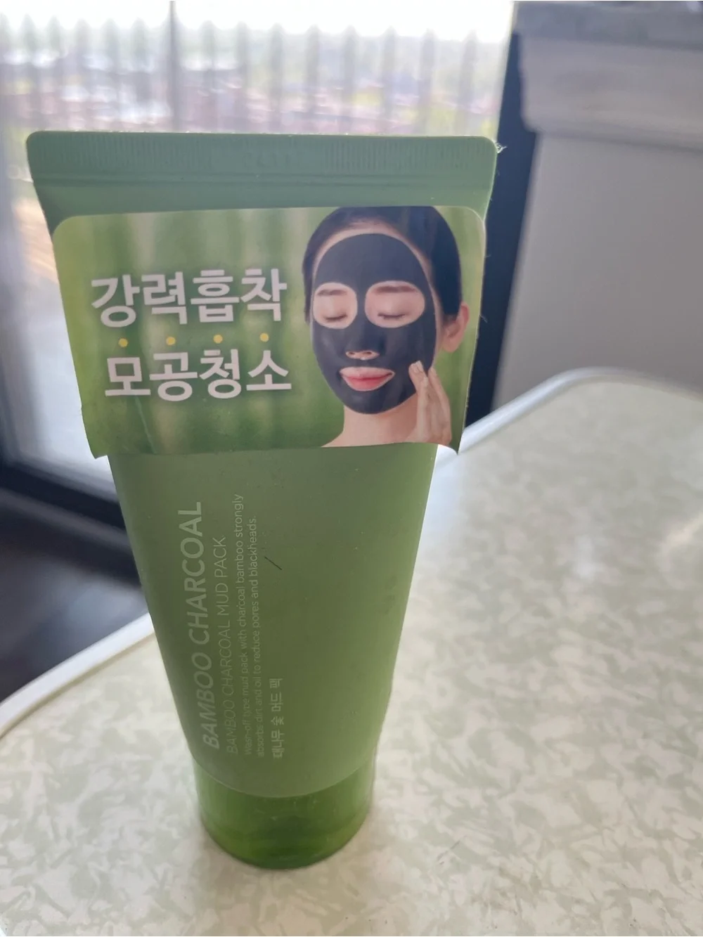 Bamboo Charcoal Mud Pack - Green Tube